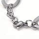 304 Stainless Steel Link Chain Bracelets BJEW-G582-41P-3