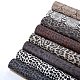 Fingerinspire 8 pièces feuille de faux cuir imprimé léopard auto-adhésif dos motif léopard en cuir synthétique pour boucle d'oreille accessoires de cheveux bricolage artisanat faisant DIY-FG0001-29-6