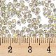 Perles de verre électrolytiques transparentes plaquées arc-en-ciel EGLA-M030-02A-FR01-3