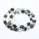 Natural Green Lodolite Quartz/Garden Quartz Beads Strands G-E483-38-2