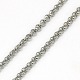 Trendy Unisex 304 Stainless Steel Cross Rolo Chain Necklaces X-NJEW-L043A-09P-2