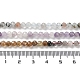 Naturelles et synthétiques mélangées perles de pierres précieuses brins G-D080-A01-01-5