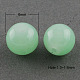 Abalorios de vidrio jade de imitación hebras X-DGLA-S076-6mm-20-1