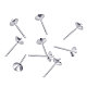 BENECREAT 925 Sterling Silver Stud Earring Findings STER-BC0001-30P-4