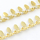Iron Links Chains with Rhinestones CH-R064-05-1