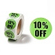 10% Off Discount Round Dot Roll Stickers DIY-D078-01-1