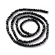 Naturali nera perle di quarzo fili G-K312-23A-2