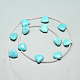 Chapelets de perles en turquoise synthétique G-Q948-52-2