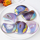 Natural Druzy Agate Display Decorations G-PW0004-14-5