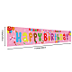 Полиэстер висит баннеры детский день рождения AJEW-WH0190-002-3