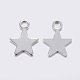 304 Stainless Steel Charms X-STAS-F159-43P-2