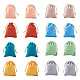 Magibeads 40Pcs 8 Colors Polycotton Canvas Packing Pouches ABAG-MB0001-07-1