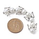 Fili di perle di vetro a forma di fata angelo AJEW-JB01180-03-3