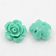 Synthetic Coral 3D Flower Rose Beads CORA-A005-12mm-16-1