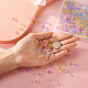 Cheriswelry 560pcs 7 Farben transparente Acrylperlen MACR-CW0001-10-8