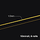 Benecreat 丸型アルミ線  鉄製サイドカッティングプライヤー付き  ゴールド  15ゲージ  1.5mm  10 m /ロール  6のロール AW-BC0003-32D-1.5mm-2