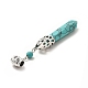 Synthetic Turquoise European Dangle Charms FIND-C017-04B-2