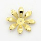 8 hierro -petal casquillos del grano de la flor X-IFIN-M008-01G-1
