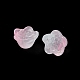 Pulvériser perles de verre transparentes peintes X-GLAA-D006-10-4