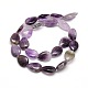 Brins de perles de pierres précieuses en forme de larme naturelle de style mixte G-L242-M-3