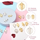 PandaHall Jewelry 14Pcs 14 Style 201 Stainless Steel Connector Charms STAS-PJ0001-27-4
