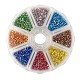Yilisi 11/0 Two Cut Round Hole Glass Seed Beads SEED-YS0001-01-2