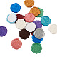20本10色粘着ワックスシーリングシール  封筒シール用  単語の愛  ミックスカラー  33.4x33.4x2.2mm  2個/カラー DIY-TA0003-46-4