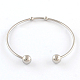 304 Stainless Steel Cuff Bangle Making STAS-R069-01-1