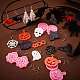 Kits de fabrication de boucles d'oreilles à thème halloween bricolage DIY-SZ0004-59-3