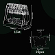 Pandahall Elite 1 набор прозрачных акриловых подставок для серег EDIS-PH0001-54A-2