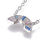 (vente de bijoux pour fêtes d'usine) colliers avec pendentif en laiton et zircone cubique NJEW-O117-01P-2