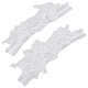 Elastische Brautstrumpfbänder aus Spitze AJEW-WH0347-96-1
