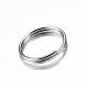 304 anelli portachiavi in ​​acciaio inox STAS-P092-01-2