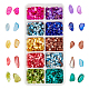 Superfindings 120g 10 couleurs perles coquillages SHEL-FH0001-08-1