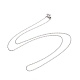 304 Stainless Steel Cable Chain Necklaces NJEW-H433-1.4mm-03P-1