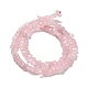Chapelets de perles en quartz rose naturel&nbsp;G-Q167-B05-01-3