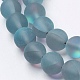Chapelets de perles en pierre de lune synthétique G-K280-02-8mm-10-3