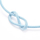 Ensembles de bracelets réglables en cordon de polyester ciré coréen BJEW-JB06182-04-5