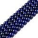 Natural Lapis Lazuli Round Beads Strands G-I181-10-4mm-3