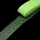 メッシュリボン  プラスチックネットスレッドコード  ABカラーメタリックコード付き  薄緑  4.5cm  25ヤード/バンドルに関する PNT-R011-4.5cm-04-2