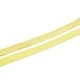 ポリエステル弾性リボン  金のハニカム模様でフラット  ギフト装飾用  服飾材料  シャンパンイエロー  15mm EC-WH0026-002B-1