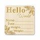 Hölzerne Hallo-Welt-Baby-Foto-Requisiten WOOD-D023-03-1