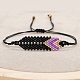Amicizia punte di freccia telaio modello miyuki perline bracciali per le donne BJEW-C011-38-3