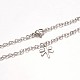 304 Stainless Steel Charm Bracelets BJEW-D432-03-2
