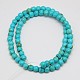 Chapelets de perles en turquoise synthétique TURQ-G106-12mm-02F-2