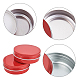 Benecreat 20 paquetes de latas redondas rojas de 60 ml latas de aluminio con tapa de rosca para almacenar especias CON-BC0005-70B-02-3