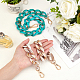 CHGCRAFT 2 Pcs 2 Colors Acrylic Curb Chain Bag Tape FIND-CA0001-73-3