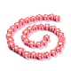 Handgemachte Blumen-Polymer-Tonperlenstränge&nbsp;LS-CLAY-M003-07K-2