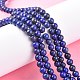 Natural Lapis Lazuli Beads Strands X-G-G099-6mm-7-6