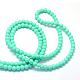 Baking Painted Glass Round Bead Strands DGLA-Q020-8mm-18-3